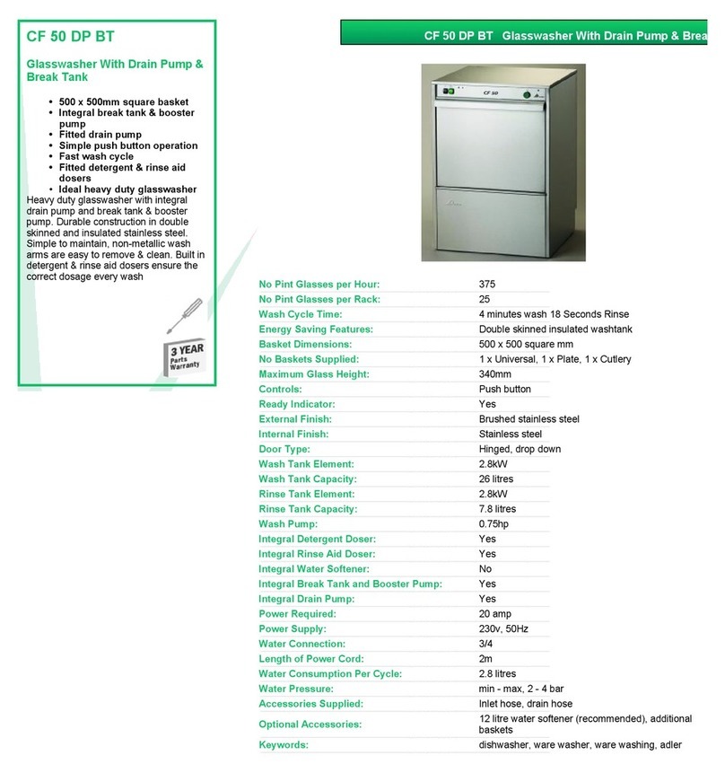 Adler CF 50 DP BT datasheet
