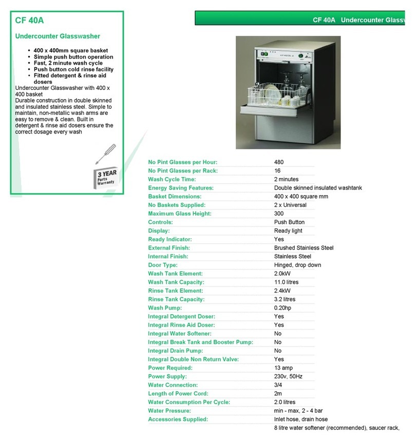 Adler CF 40A User manual