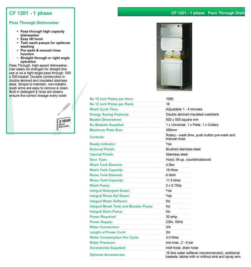 VALERA CF 1201 - 1 PHASE datasheet