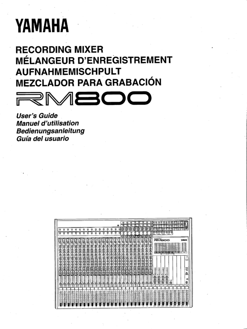 Yamaha RM800 user guide