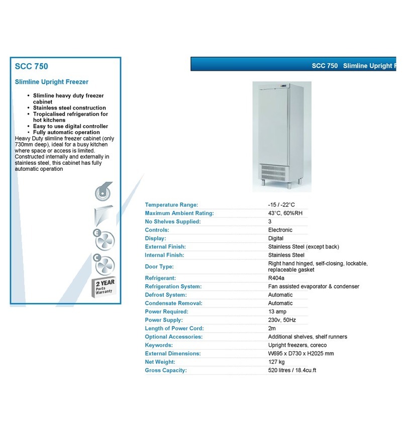 VALERA SCC 750 datasheet