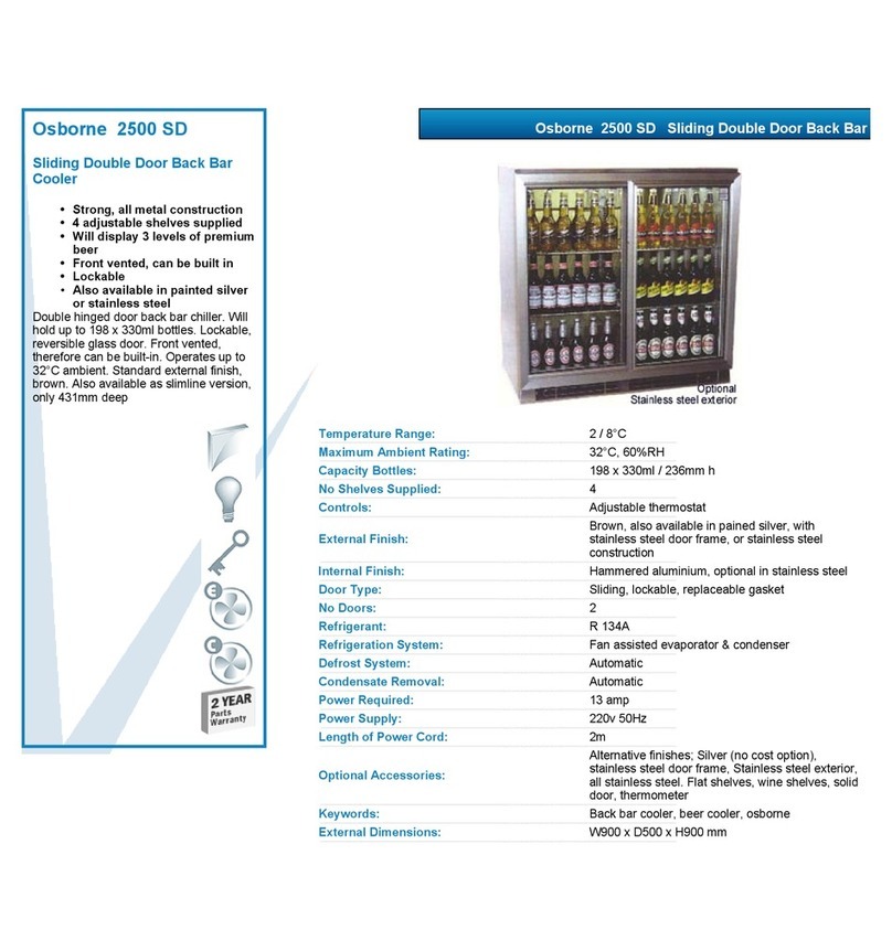 VALERA OSBORNE 2500 SD User manual VALERA OSBORNE 2500 SD User manual