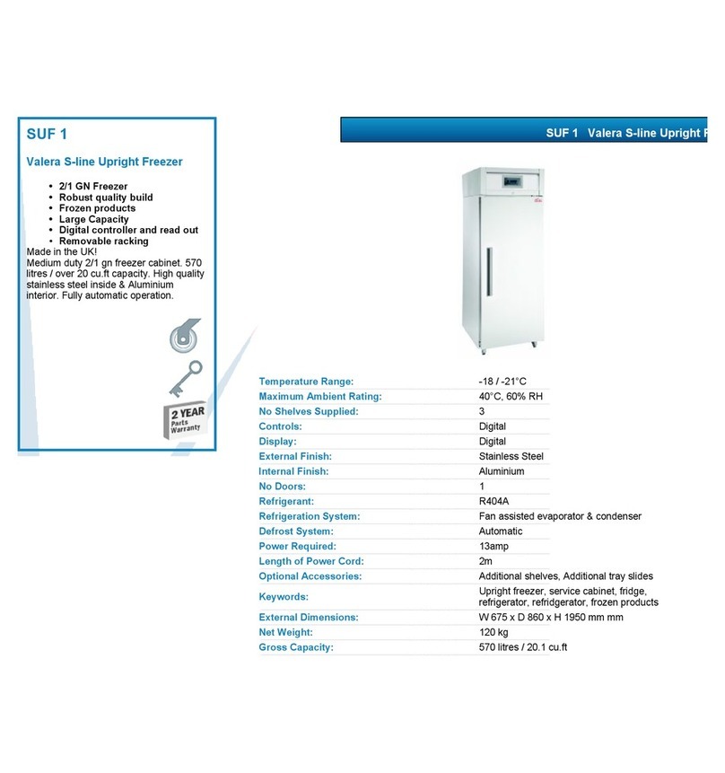 VALERA SUF 1 datasheet