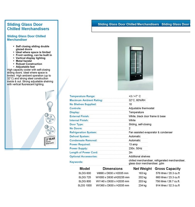 Tefcold SLDG 1000 datasheet