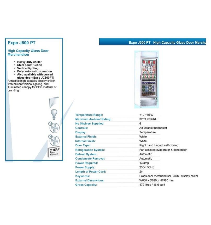 Framec EXPO J500 PT datasheet