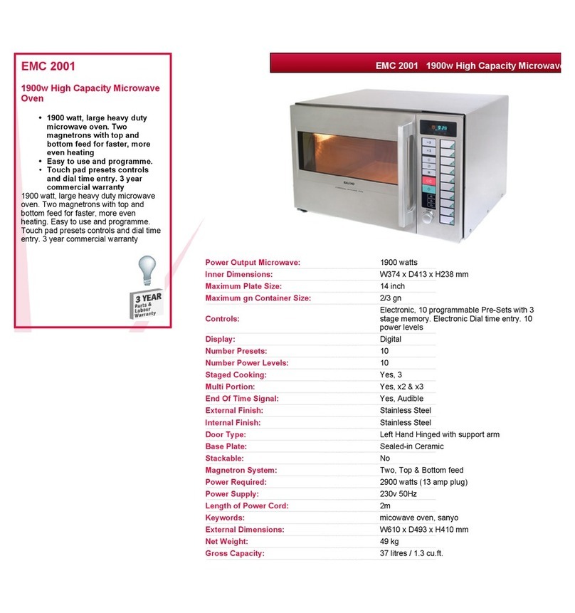 Sanyo EMC 2001 datasheet