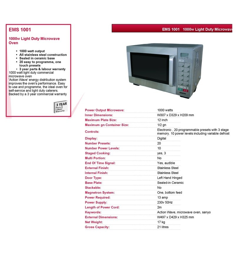 Sanyo EMS 1001 datasheet