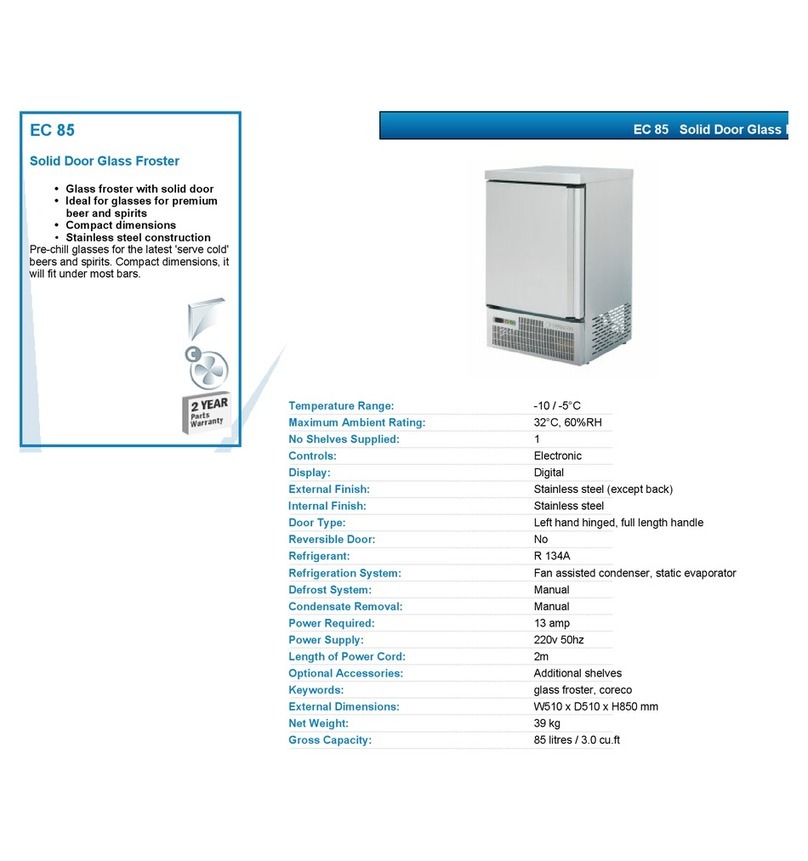 VALERA EC 85 User manual