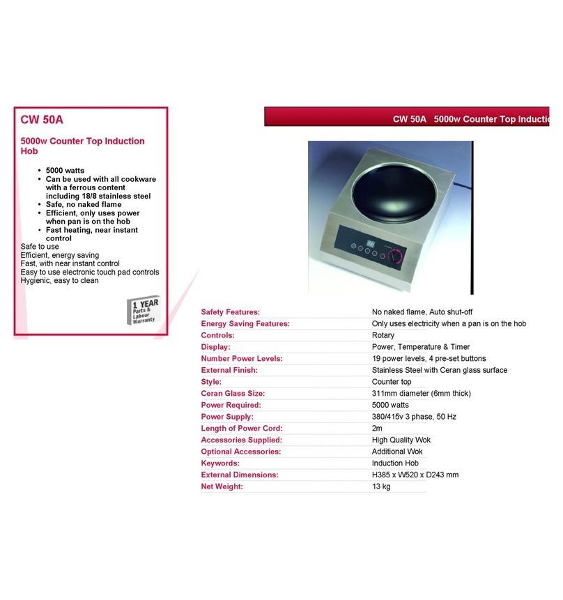VALERA CW 50A User manual