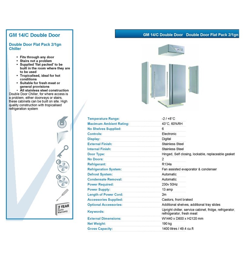 VALERA GM 14-C DOUBLE DOOR datasheet