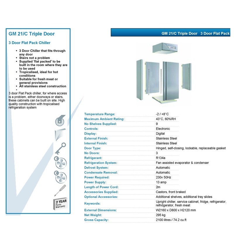 VALERA GM 21-C TRIPLE DOOR datasheet