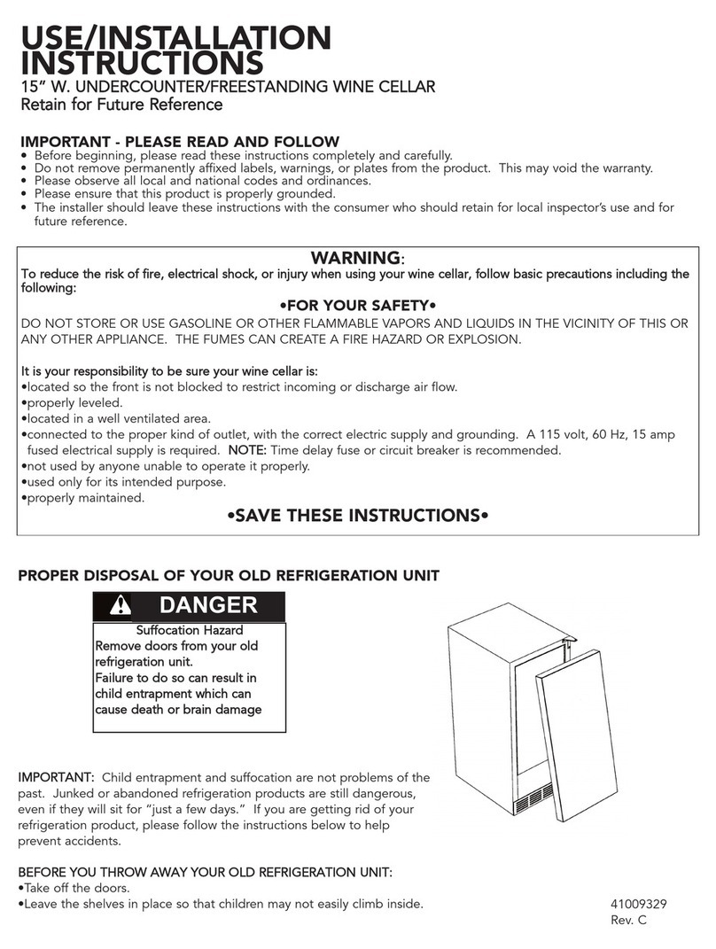 Viking Designer DFUW142 installation instructions