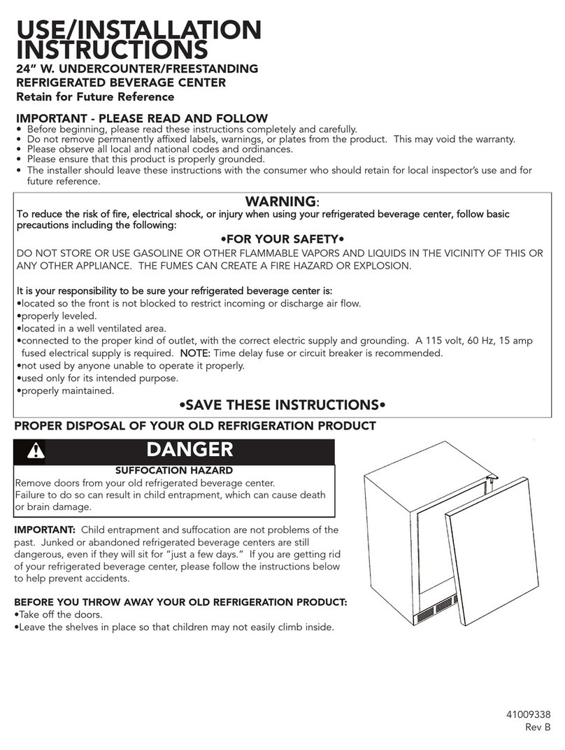 Viking Designer DUAR140R User manual Viking Designer DUAR140R User manual