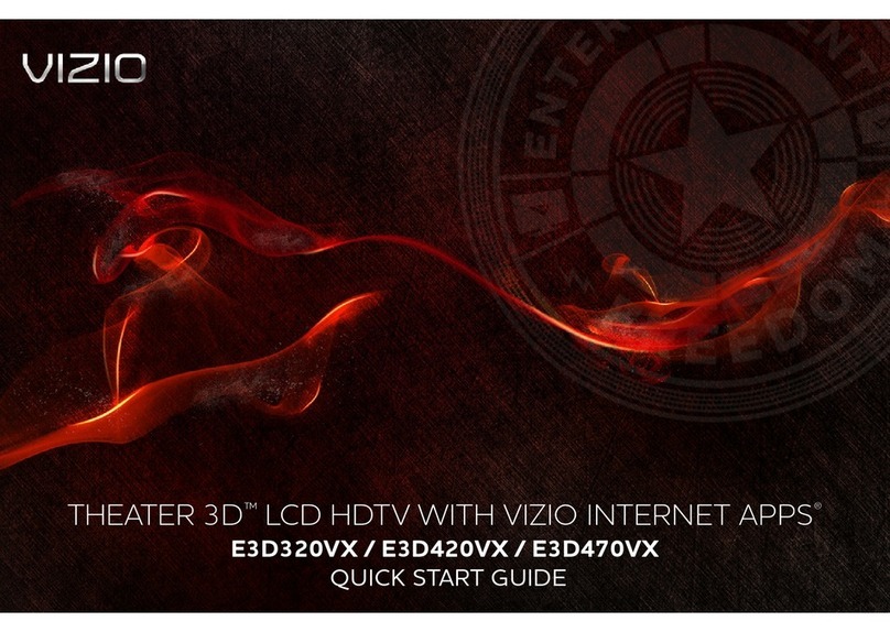 Vizio E3D320VX User manual