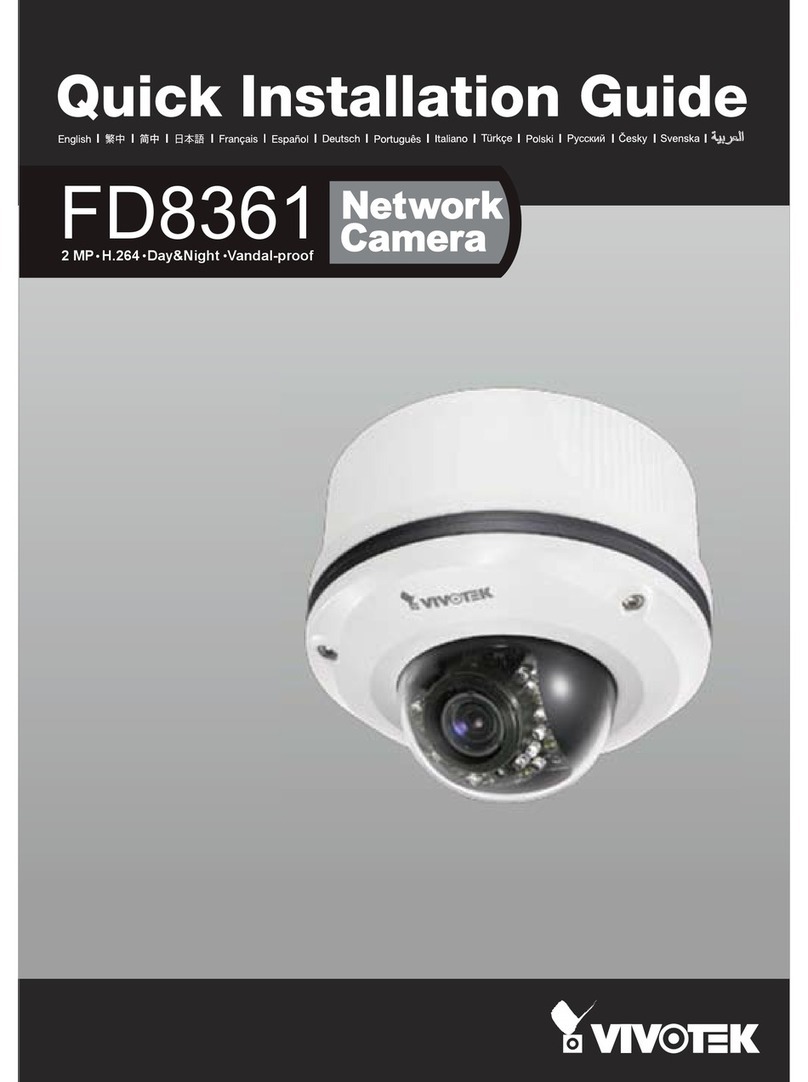 Vivotek FD8361 User manual
