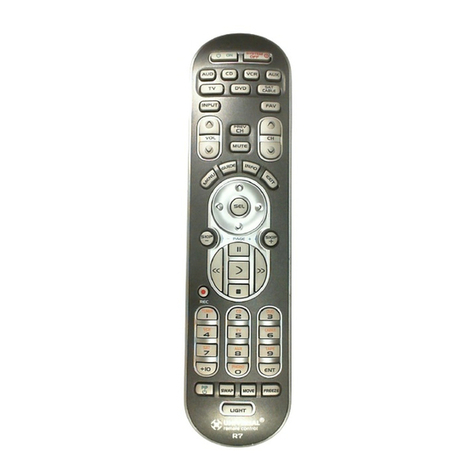 Universal Remote Control R7 - SPECS SHEET User manual