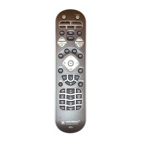 Universal Remote Control R5 User manual