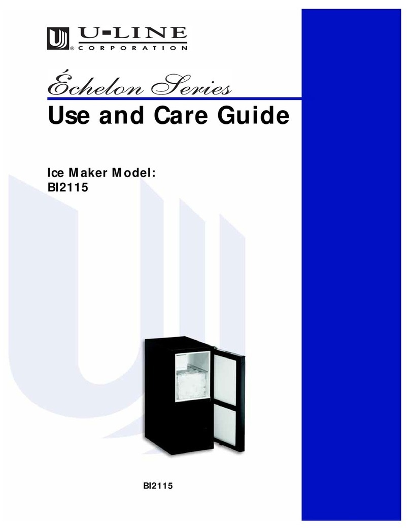 U-Line Echelon BI-2115 User manual