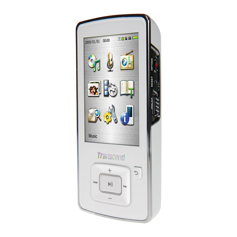 Transcend MP870 8GB User manual