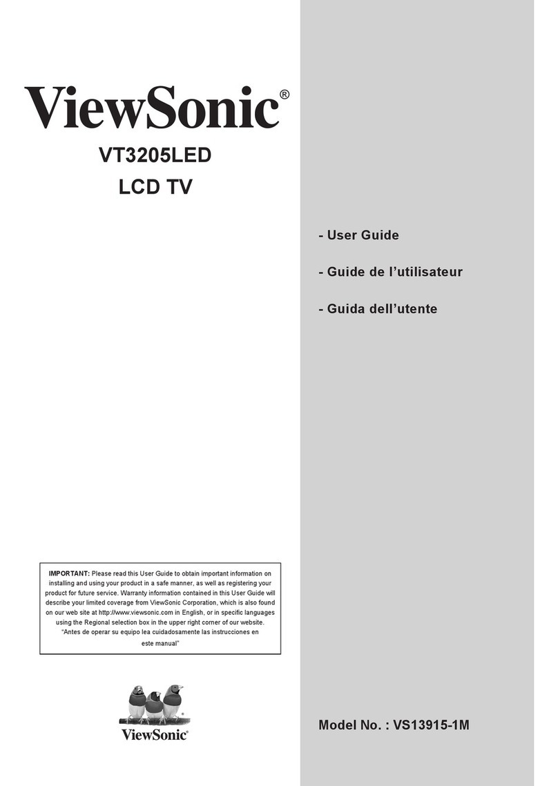 ViewSonic VT3205LED user guide