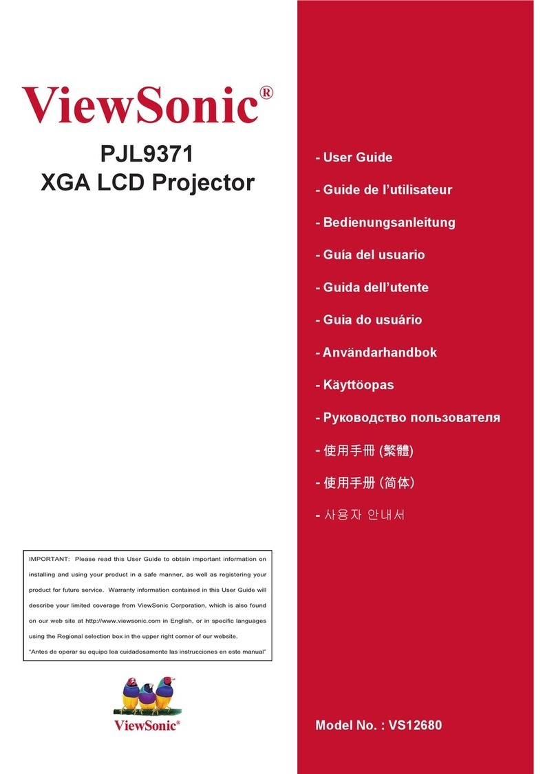 ViewSonic PJL9371 user guide