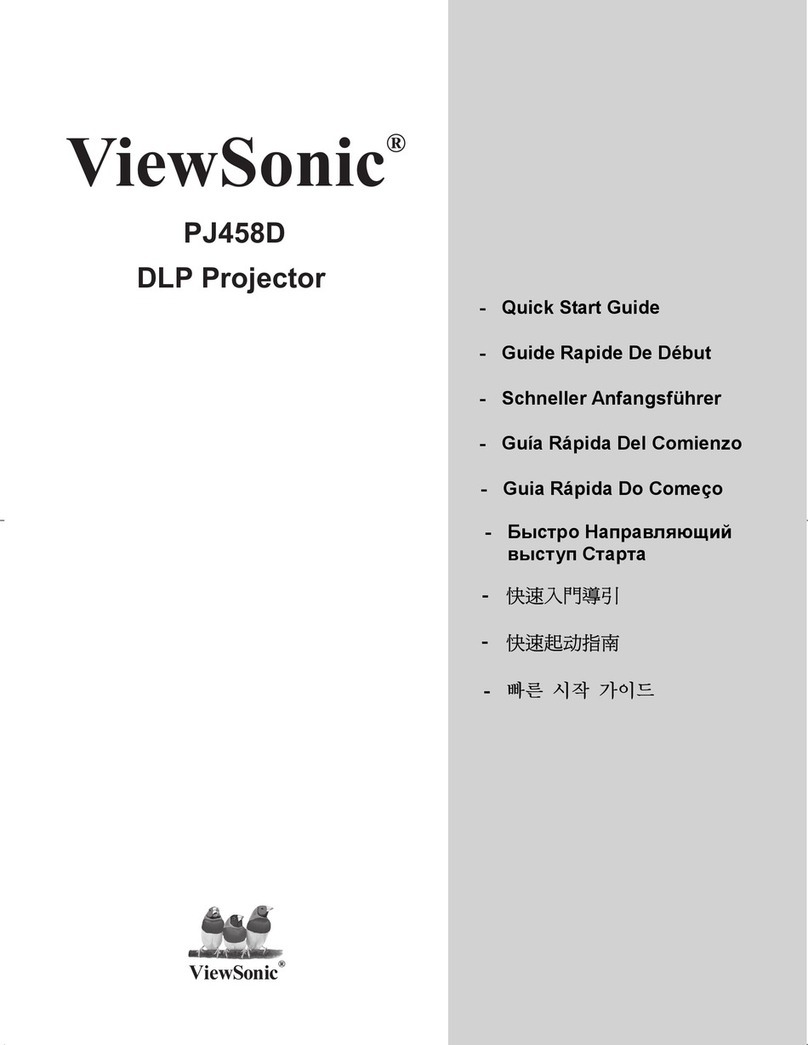 ViewSonic PJ458D - XGA DLP Projector User manual