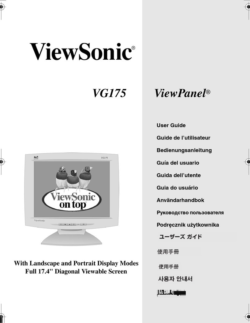 ViewSonic ViewPanel VG175 User manual