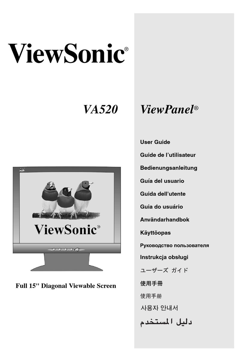 ViewSonic ViewPanel VA520 User manual