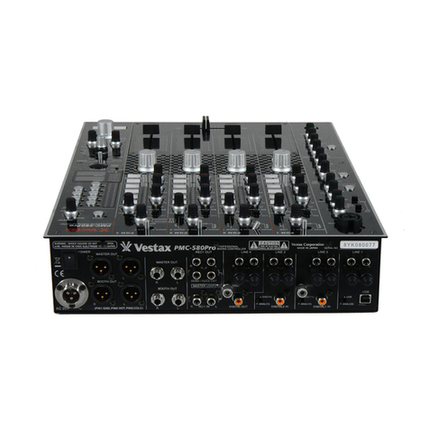 Vestax PMC-580Pro User manual Vestax PMC-580Pro User manual