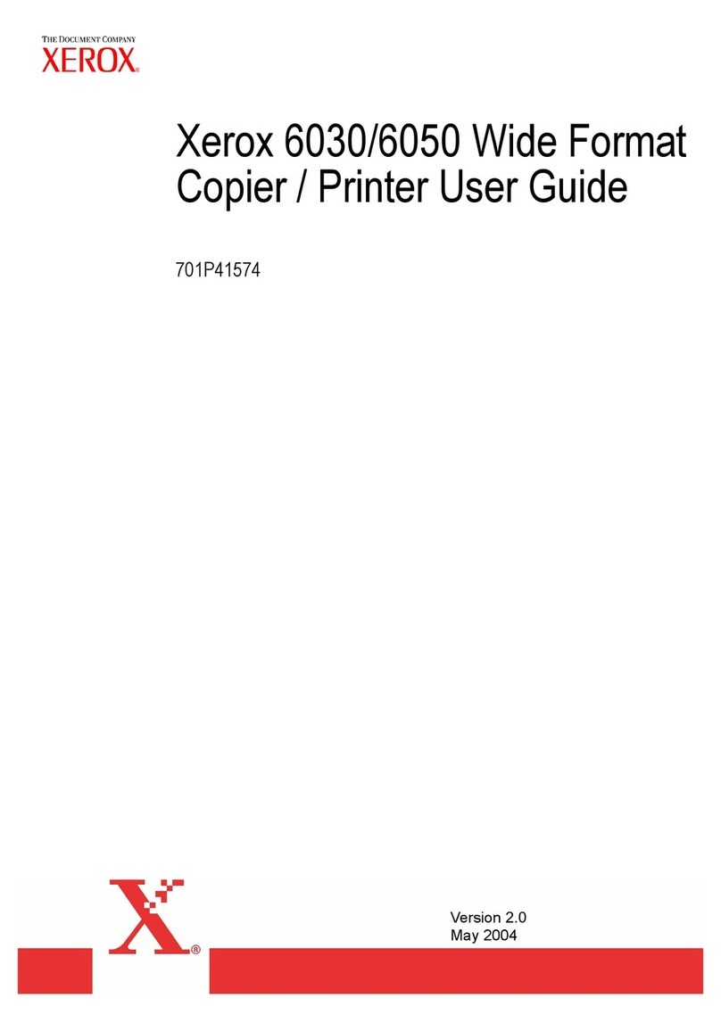 Xerox Wide Format 6030 User manual