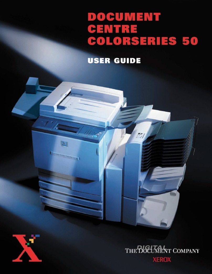 Xerox Document Centre 50 User manual
