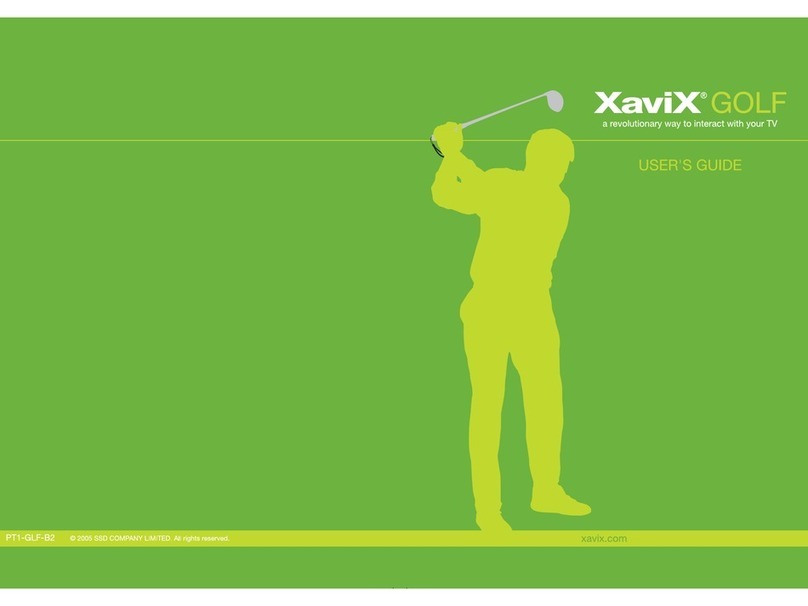 Xavix Golf User manual