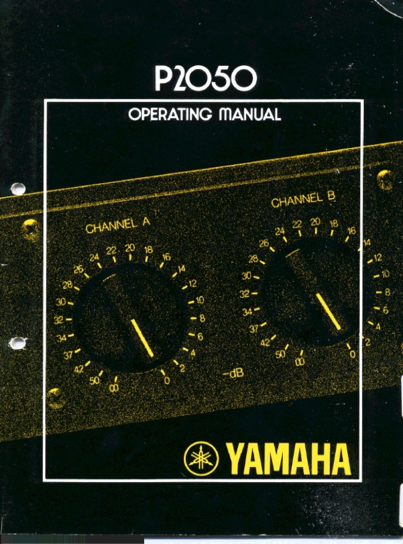 Yamaha P2050 User manual