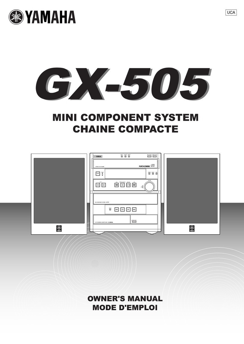 Yamaha GX-505 User manual