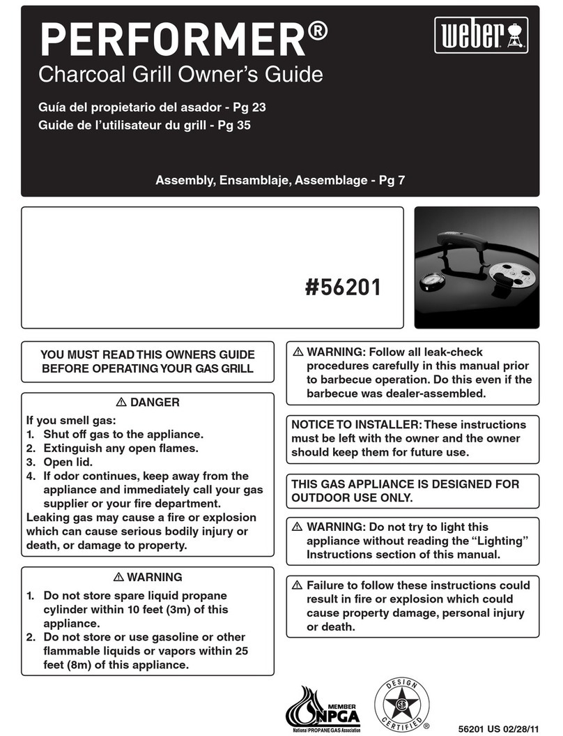 Weber 1424001 owner's guide