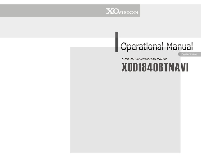 XO Vision XOD1840BTNAVI Operation manual XO Vision XOD1840BTNAVI Operation manual