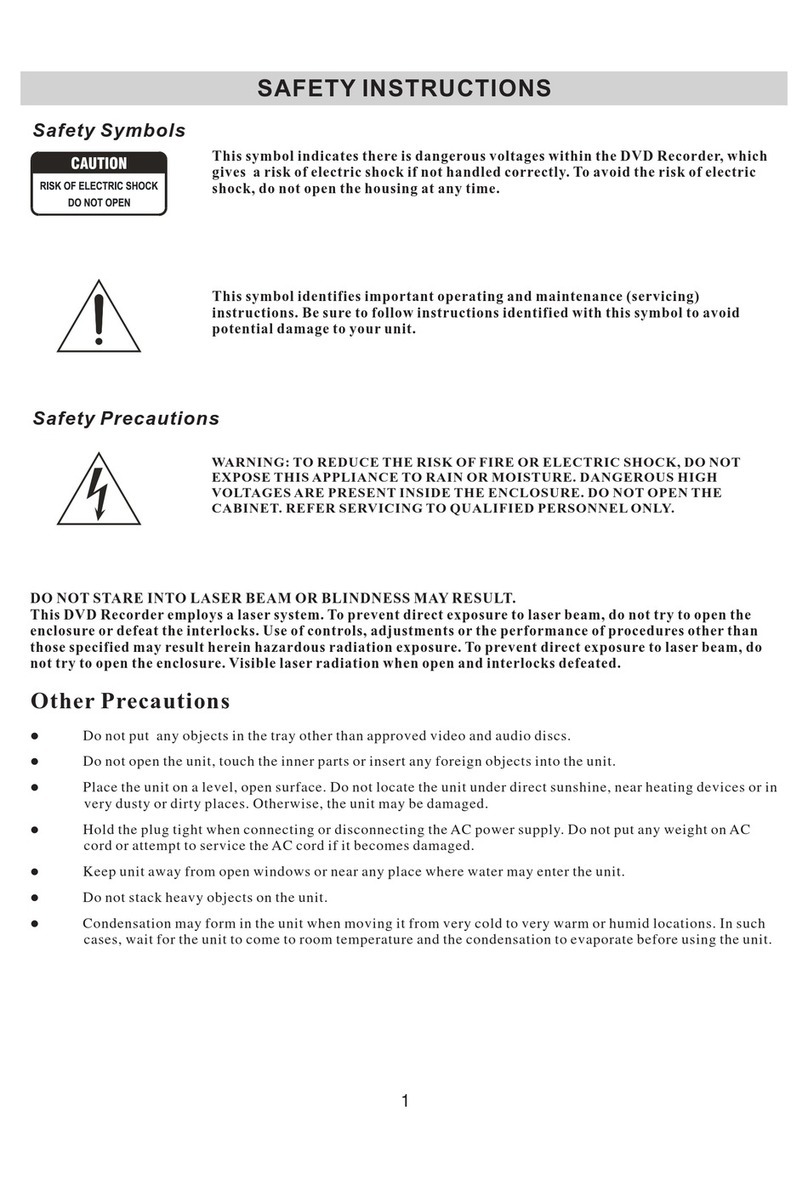 Wintal DVDR-X40 User manual