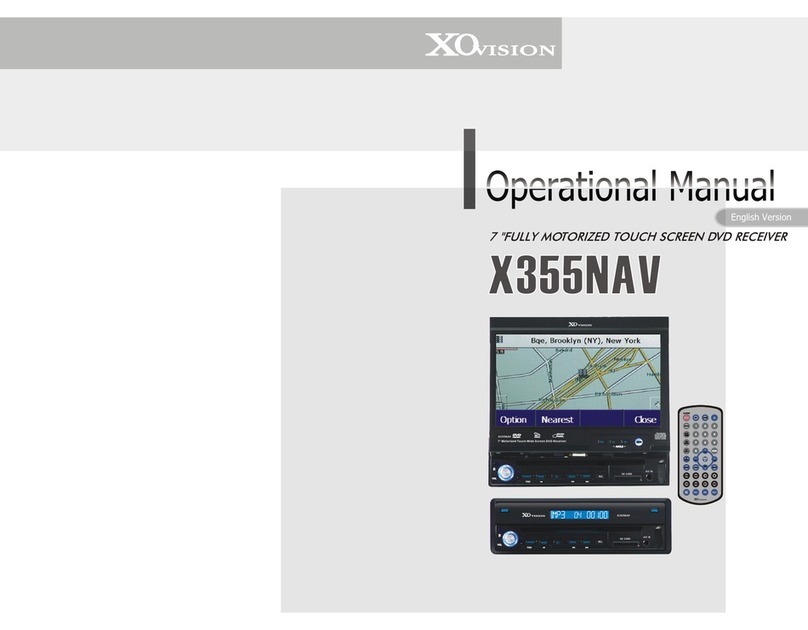 XO Vision X355NAV Operation manual