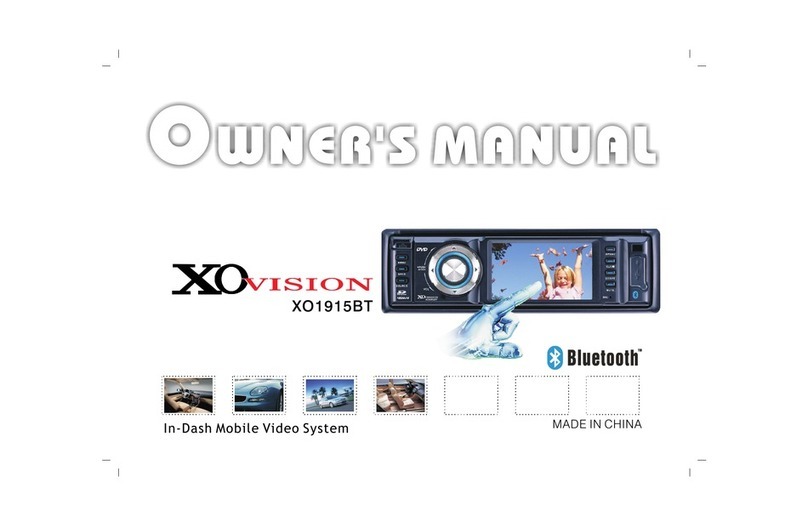 XO Vision XO1915BT owner's manual