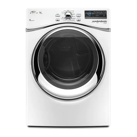 Whirlpool Duet Steam WED94HEX User manual Whirlpool Duet Steam WED94HEX User manual