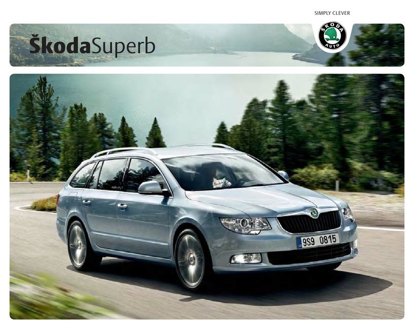 Skoda SUPERB - BROCHURE 2 User manual