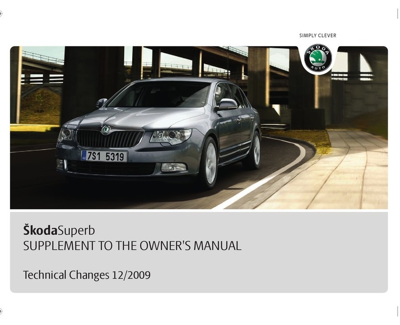 Skoda SUPERB - TECHNICAL CHANGES 12-2009 Configuration guide