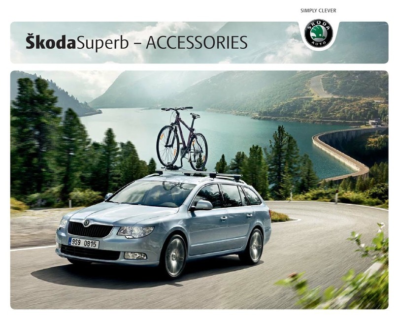 Skoda SUPERB - BROCHURE ACCESSORIES brochure