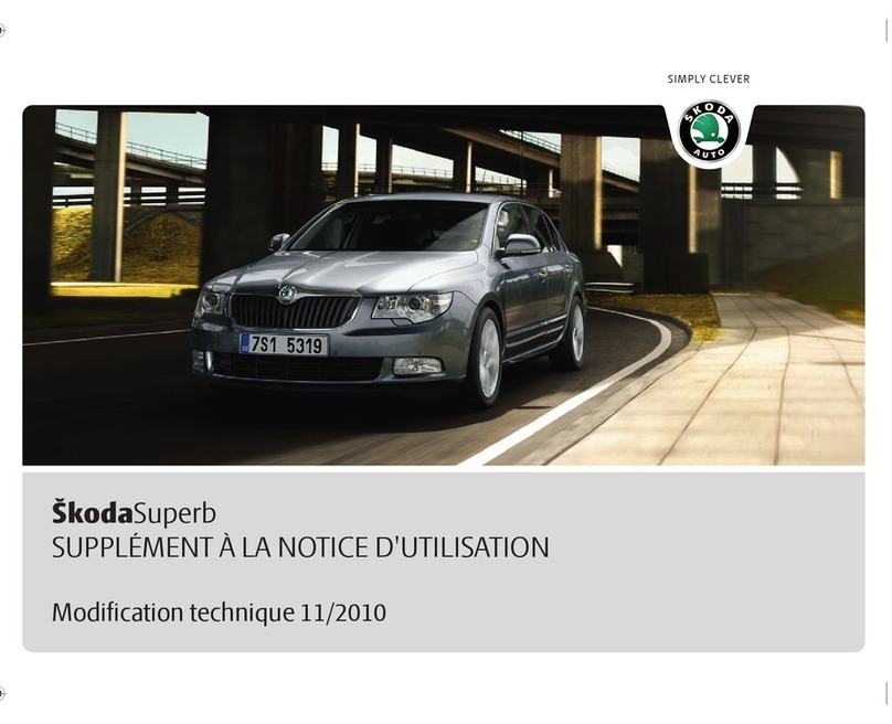 Skoda SUPERB - MANUAL ADDENDUM 11-10 Configuration guide