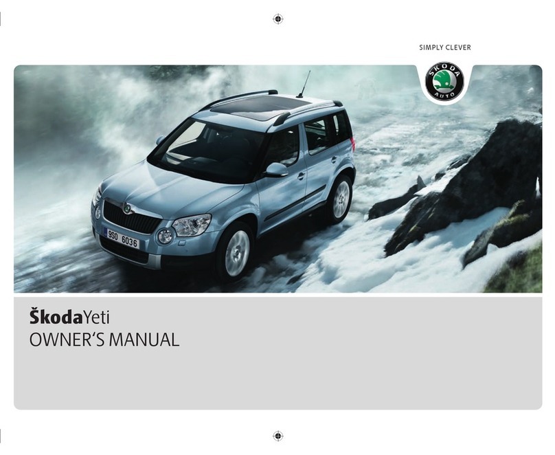 Skoda YETI - 05-2010 User manual