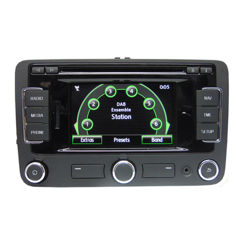 Skoda CAR RADIO SWING - FOR OCTAVIA 05-2009 User manual
