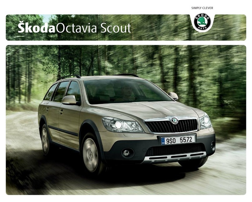 Skoda OCTAVIA SCOUT - User manual Skoda OCTAVIA SCOUT - User manual