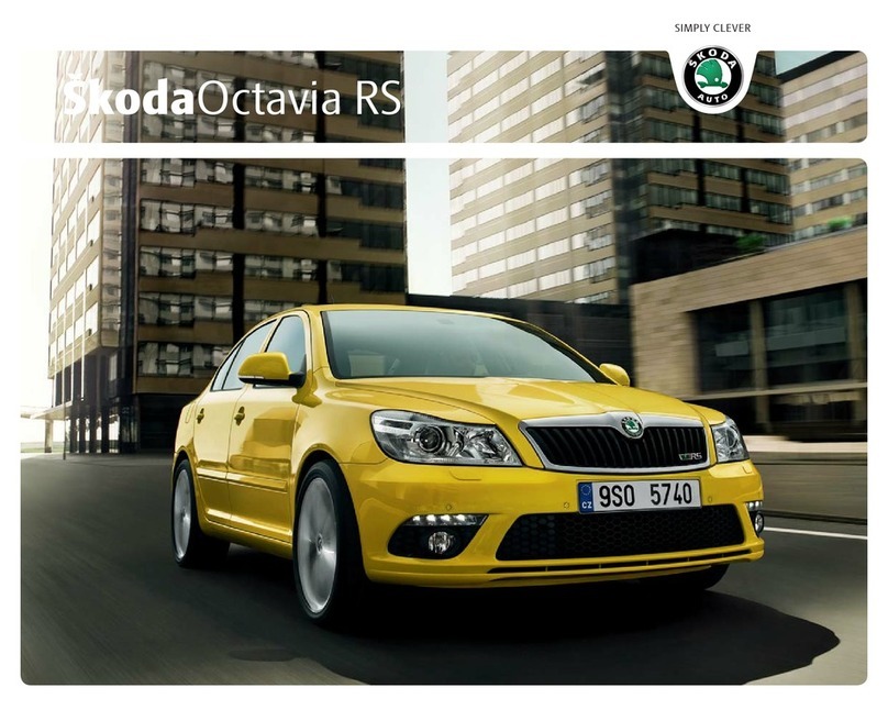 Skoda OCTAVIA RS User manual