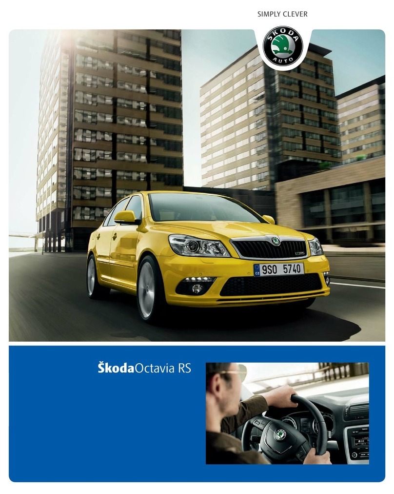 Skoda OCTAVIA RS User manual