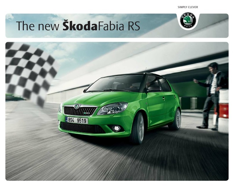 Skoda FABIA RS - User manual